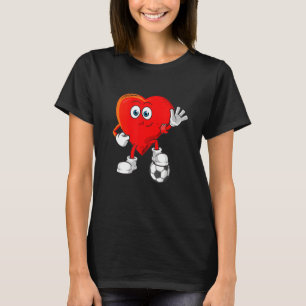 Fußball ist meine Liebe Herzform Fußball Fans Fußb T-Shirt