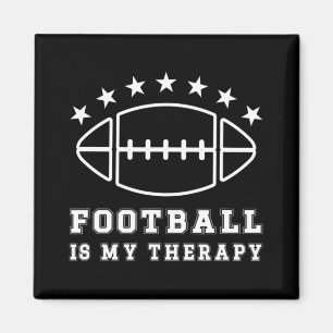 Fußball ist meine Therapie American Football Magnet