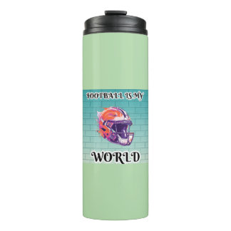 Fußball ist meine Welt Thermosbecher