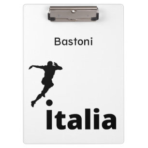 Fußball Italien, anpassbar Klemmbrett