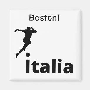 Fußball Italien, anpassbar Magnet