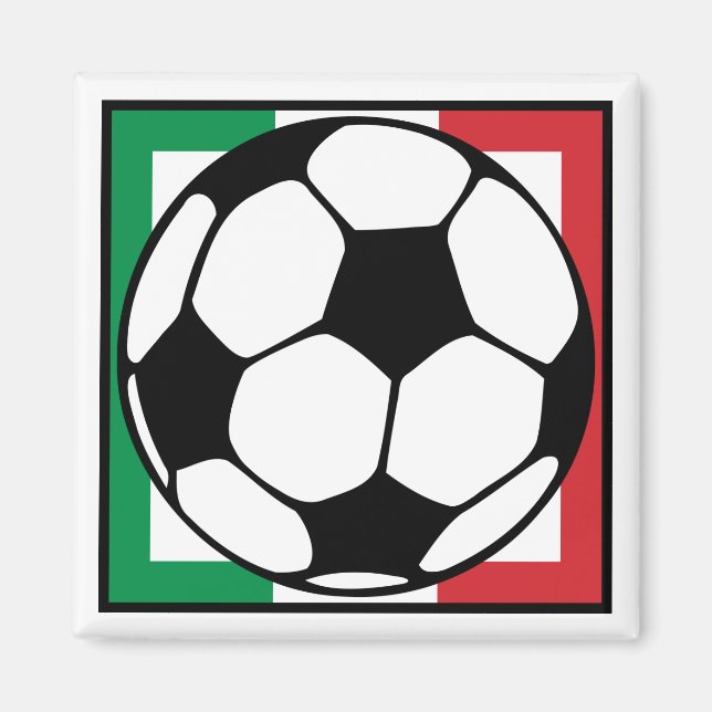 Fußball. Italien Platz. Magnet (Vorne)