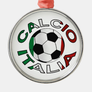 Fußball Italiens Calcio Italien Ornament Aus Metall