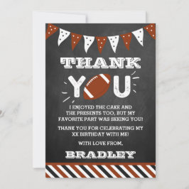 Fußball jedes Lebensjahres Dankeskarte