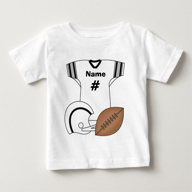 Fußball-Jersey-Posten Ihr Zahl-T - Shirt (Vorderseite)