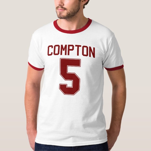 Fußball-Jersey-T - Shirt Comptons #5 (Vorderseite)
