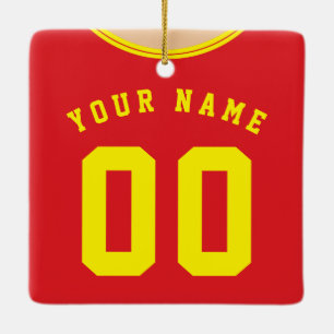 Fußball Jersey Vorlagendekoration, Streifen Keramikornament