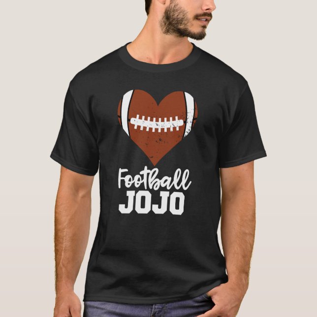 Fußball Jojo Fußball Herz Grandma Jojo T-Shirt (Vorderseite)