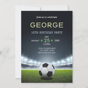 Fußball Junge Geburtstag Einladung