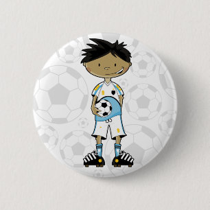 Fußball-Jungen-Abzeichen Button