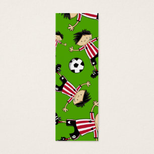 Fußball-Jungen-Fußball-Lesezeichen