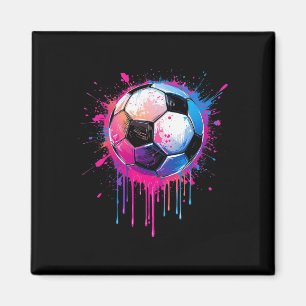 Fußball Jungen Mädchen Awesome Farbige Fußball Dri Magnet