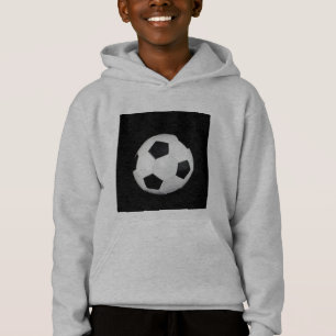 Fußball Jungen trendy moderne coole schwarze Fußba Hoodie
