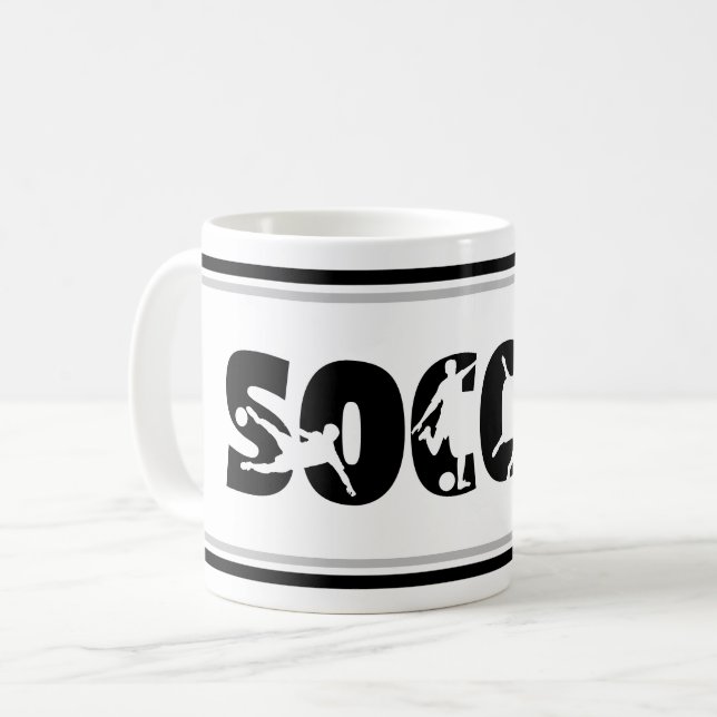 Fußball-Kaffeetasse Kaffeetasse (Vorderseite Links)