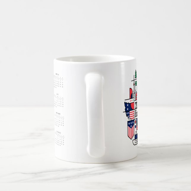 Fußball-Kalender 2026 USA, Kanada, Mexiko Kaffeetasse (Henkel)