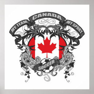 Fußball Kanada Poster