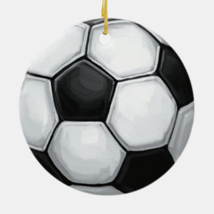Fußball Keramik Ornament
