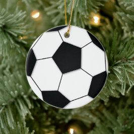 Fußball Keramik Ornament