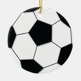 Fußball Keramik Ornament