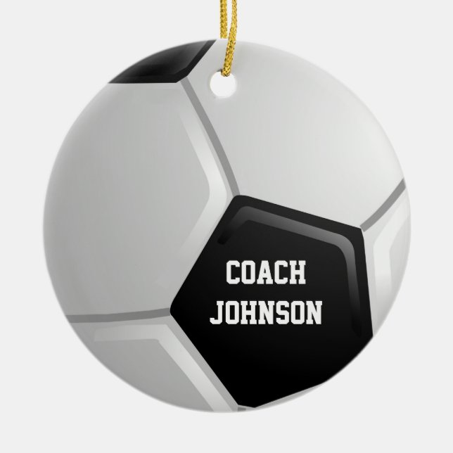 Fußball Keramikornament (Vorne)