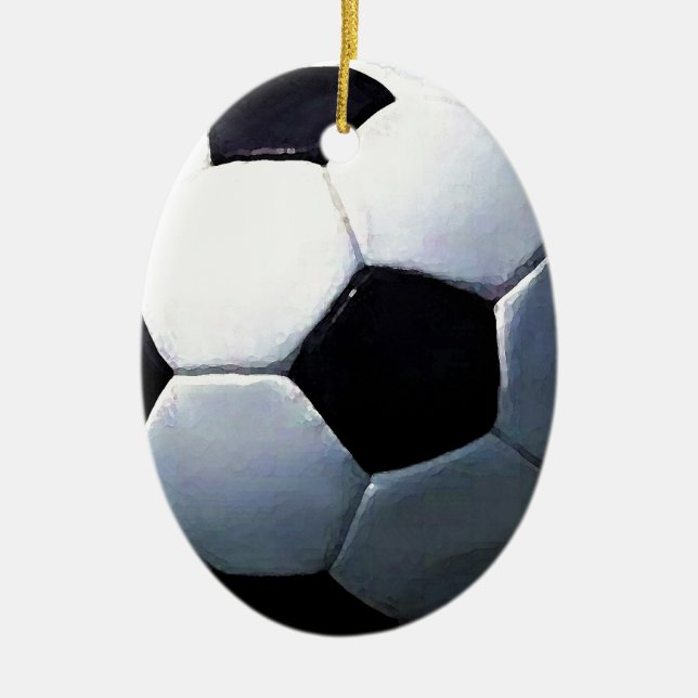 Fußball Keramikornament (Vorne)