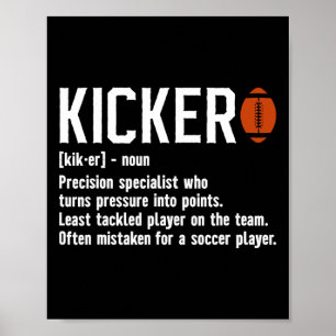 Fußball-Kicker Definition Kicker Fußball Placeki Poster