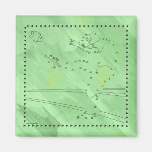 Fußball-Kicker verbinden die Punkte Magnet