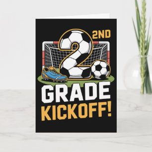 Fußball-Kickoff zur Rückkehr zur Schule für Kinder Karte