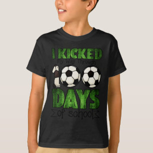 Fußball-Kinder, die ich mir durch 100 Tage SC gebo T-Shirt