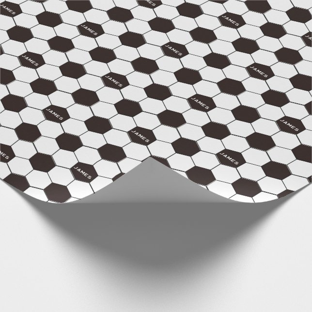 Fußball Kinder Fußball Fußball Muster Fußball Gebu Geschenkpapier (Ecke)