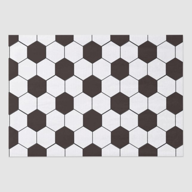 Fußball Kinder Fußball Fußball Muster Fußball Gebu Seidenpapier (Vorderseite)