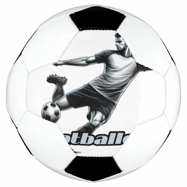 Fußball-Kinder lernen den Fußball-Ball Fußball (Vorderseite)