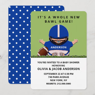 Fußball-Kinderdusche Einladung