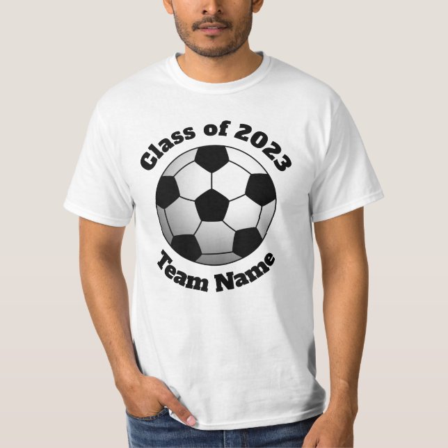 Fußball-Klasse 2023 Abschluss T-Shirt (Vorderseite)