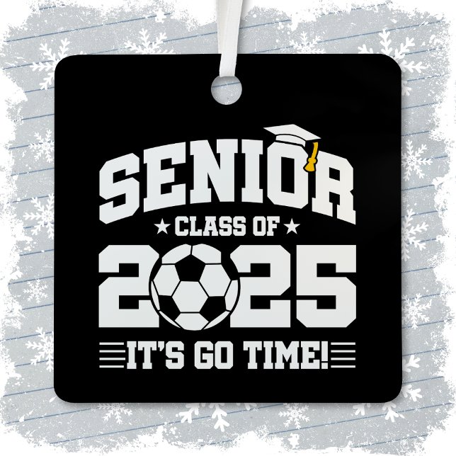 Fußball-Klasse 2025 Abschluss Senior 2025 Ornament Aus Metall (Von Creator hochgeladen)