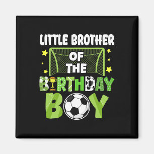 Fußball kleiner Bruder Geburtstagsjunge Party Fami Magnet
