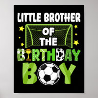 Fußball kleiner Bruder Geburtstagsjunge Party Fami