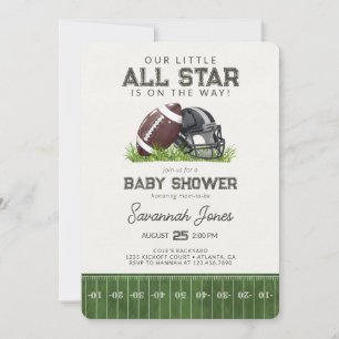 Fußball Kleiniges All Star Baller Baby Dusche Einladung
