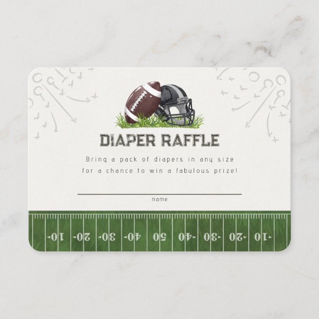 Fußball Kleiniges Allstar Windeln Babywindeln Begleitkarte (Vorderseite)