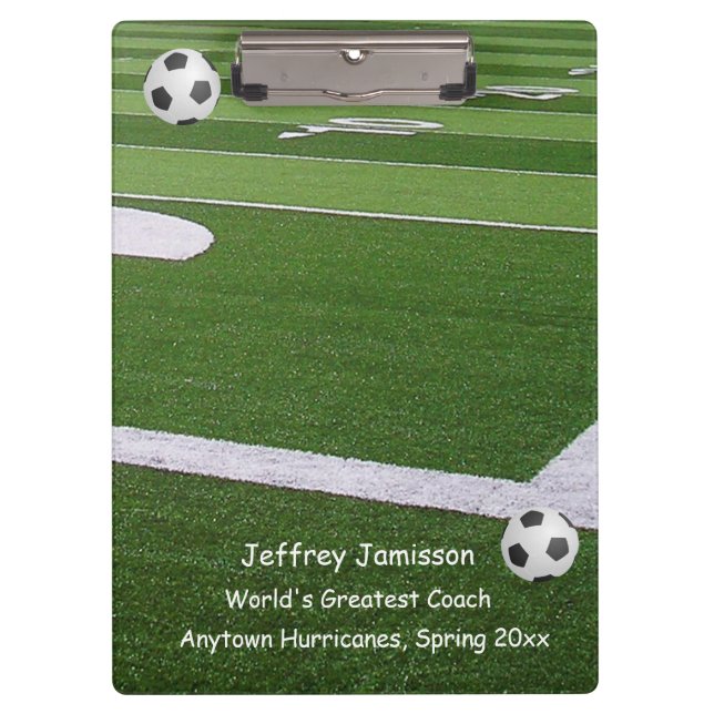 Fußball-Klemmbrett, bestster der Fußball-Zug der Klemmbrett (Vorderseite)