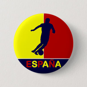 Fußball-Knopf 2010 Espana Spanien Button
