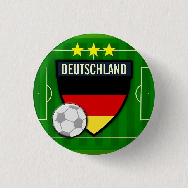 Fußball-Knopf Deutschland Deutschland Button (Vorderseite)