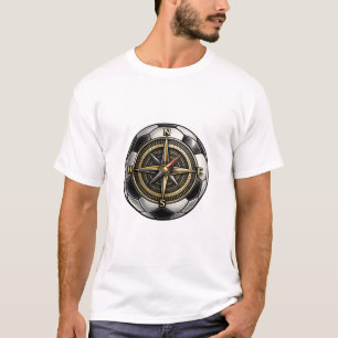 Fußball-Kompass   Fußball-Abenteuer-T-Shirt T-Shirt