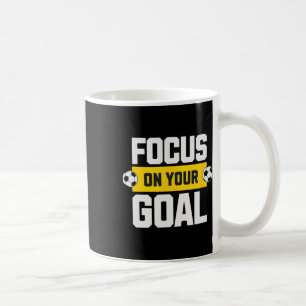 Fußball Konzentriere dich auf dein Ziel Trainer Sp Kaffeetasse
