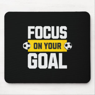 Fußball Konzentriere dich auf dein Ziel Trainer Sp Mousepad