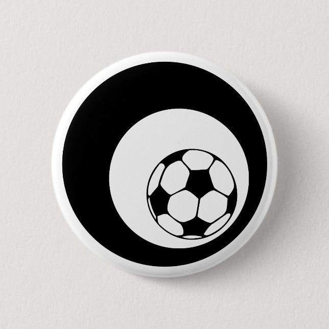 Fußball. Kreise. Button (Vorderseite)
