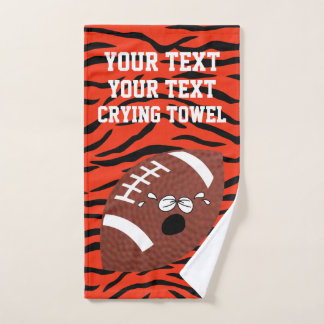 Fußball Küchenhandtuch für Text und Farbe Handtuch