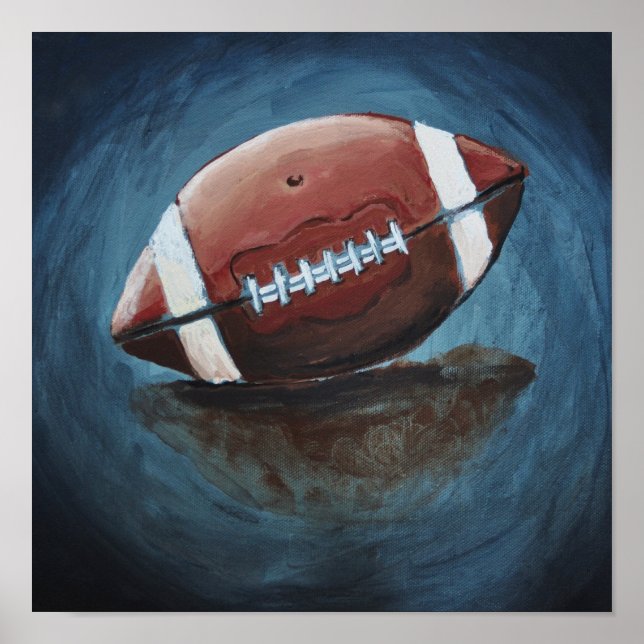 Fußball-Kunstprint Poster (Vorne)