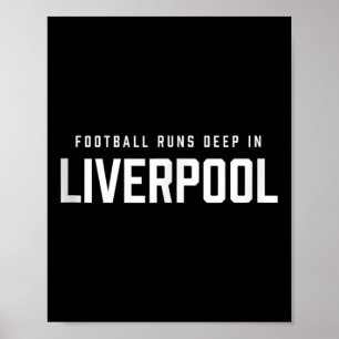 Fußball läuft tief in Liverpool Tank Top Poster