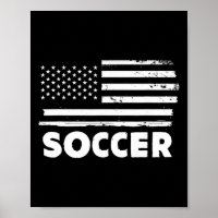 Fußball Leben USA-Flagge Patriotisches Sportdesign